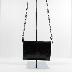 Hobo Jetty Leather Crossbody - Black